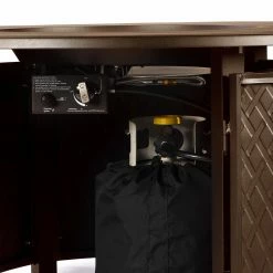 New 🎁 Oakland Living Delasko 44 In. Round Propane Fire Pit Table ⌛ -Fire Pits & Tables Online Shop detail4OL1202