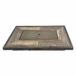 Flash Sale 🔥 Rectangle Paradise Cove Designs Marshells 43 In. Rectangular Fire Pit Table 😍 -Fire Pits & Tables Online Shop detail4SUMM142
