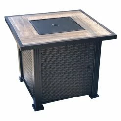 Outlet 😍 Square ☀️ Summerville Montey 30 In. Gas Fire Pit Table 👍 -Fire Pits & Tables Online Shop detail4SUMM153