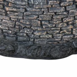 Best Sale 🌟 Sunjoy Stone 32 In. Round Wood-Burning Fire Pit 💯 -Fire Pits & Tables Online Shop detail4SUNR1191