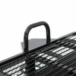 Best Sale 😍 Sunjoy Darius Square Fire Pit With Adjustable Cooktop Grill 👍 -Fire Pits & Tables Online Shop detail4SUNR1216 1