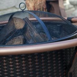 Coupon ✨ Wood Burning Fire Sense Copper Rail Fire Pit ⭐ -Fire Pits & Tables Online Shop detail4WTL118