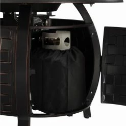 Brand new 🤩 All Other Shapes Fire Sense Parsons Aluminum Oval Propane Fire Pit ⭐ -Fire Pits & Tables Online Shop detail4WTL437