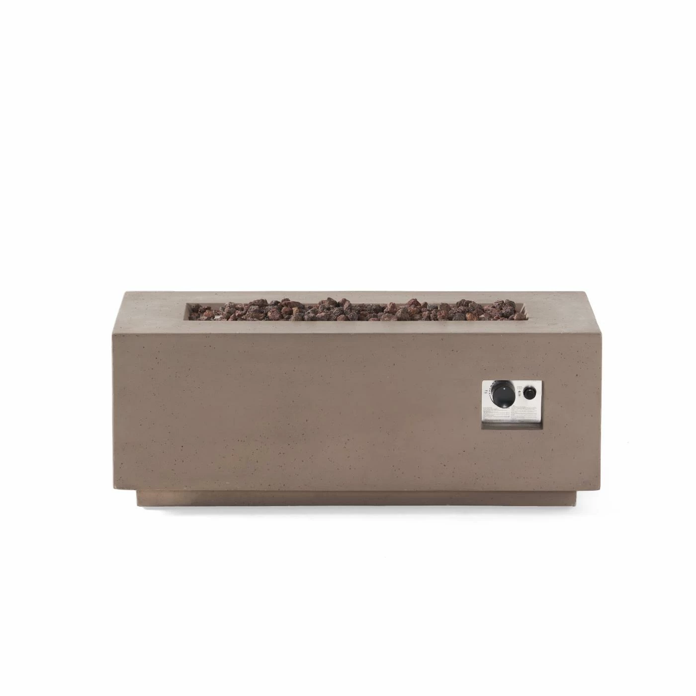 Best Pirce ๐ Best Selling Home Decor Rectangle Anchorage Outdoor 40,000 BTU Lightweight Concrete Rectangular Fire Pit (No Tank Holder) - Dark Gray ๐งจ 8 Best Pirce ๐ Best Selling Home Decor Rectangle Anchorage Outdoor 40,000 BTU Lightweight Concrete Rectangular Fire Pit (No Tank Holder) - Dark Gray ๐งจ - Image 8