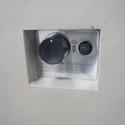 Best Sale 👍 Best Selling Home Decor Anchorage Outdoor 40,000 BTU Lightweight Concrete Square Fire Pit - Dark Gray 🌟 -Fire Pits & Tables Online Shop detail5BSHD4607