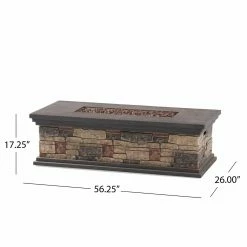 Discount 🌟 Best Selling Home Decor Rectangle Lowan Outdoor 50,000 BTU Lightweight Concrete Rectangular Fire Pit With Tank Holder ⌛ 17 Discount 🌟 Best Selling Home Decor Rectangle Lowan Outdoor 50,000 BTU Lightweight Concrete Rectangular Fire Pit With Tank Holder ⌛ -Fire Pits & Tables Online Shop detail5BSHD4625
