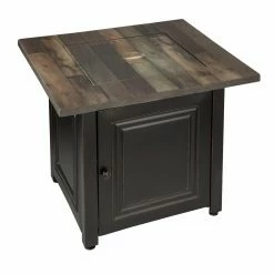 Best Pirce ✨ Square Endless ☀️ Summer Burlington 30 In. LP Gas Fire Pit ⭐ -Fire Pits & Tables Online Shop detail5ES694