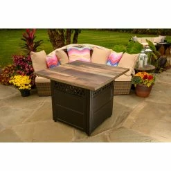 Buy 👍 Square Endless 🌞 Summer The Harris DualHeat LP Gas Outdoor Fire Pit 🌟 -Fire Pits & Tables Online Shop detail5ES718