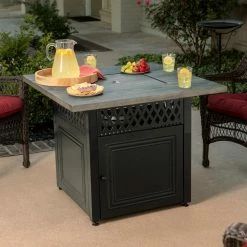 Best Pirce 😉 Square Endless 🌞 Summer The Dakota DualHeat LP Gas Outdoor Fire Pit 🛒 -Fire Pits & Tables Online Shop detail5ES720