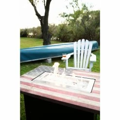Top 10 🌟 Rectangle Endless 🌞 Summer The Americana LP Gas Outdoor Fire Pit 😍 -Fire Pits & Tables Online Shop detail5ES721