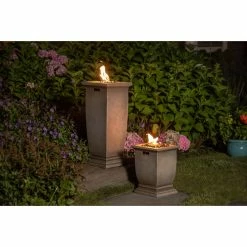 Outlet 🔔 Square Endless 🌞 Summer 28-in LP Gas Outdoor Fire Column 🛒 15 Outlet 🔔 Square Endless 🌞 Summer 28-in LP Gas Outdoor Fire Column 🛒 -Fire Pits & Tables Online Shop detail5ES722