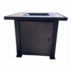 Outlet 😍 Square ☀️ Summerville Montey 30 In. Gas Fire Pit Table 👍 -Fire Pits & Tables Online Shop detail5SUMM153