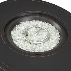 Brand new 🤩 All Other Shapes Fire Sense Parsons Aluminum Oval Propane Fire Pit ⭐ -Fire Pits & Tables Online Shop detail5WTL437