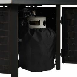 Best Sale 🛒 Fire Sense Henley Square Aluminum Propane Fire Pit 👏 -Fire Pits & Tables Online Shop detail5WTL442