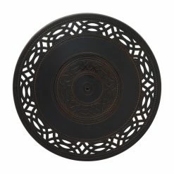 Budget 👍 Fire Sense Hedges Round Aluminum Propane Fire Pit ✨ -Fire Pits & Tables Online Shop detail5WTL443