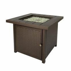 Coupon ⭐ Fire Sense Harrington Steel Square LPG Fire Pit 🥰 -Fire Pits & Tables Online Shop detail5WTL467