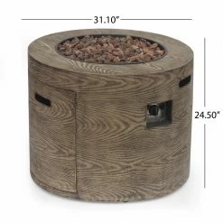 Hot Sale 😉 Best Selling Home Decor Round Shenandoah Outdoor 40,000 BTU Circular Fire Pit 🎉 -Fire Pits & Tables Online Shop detail6BSHD4617
