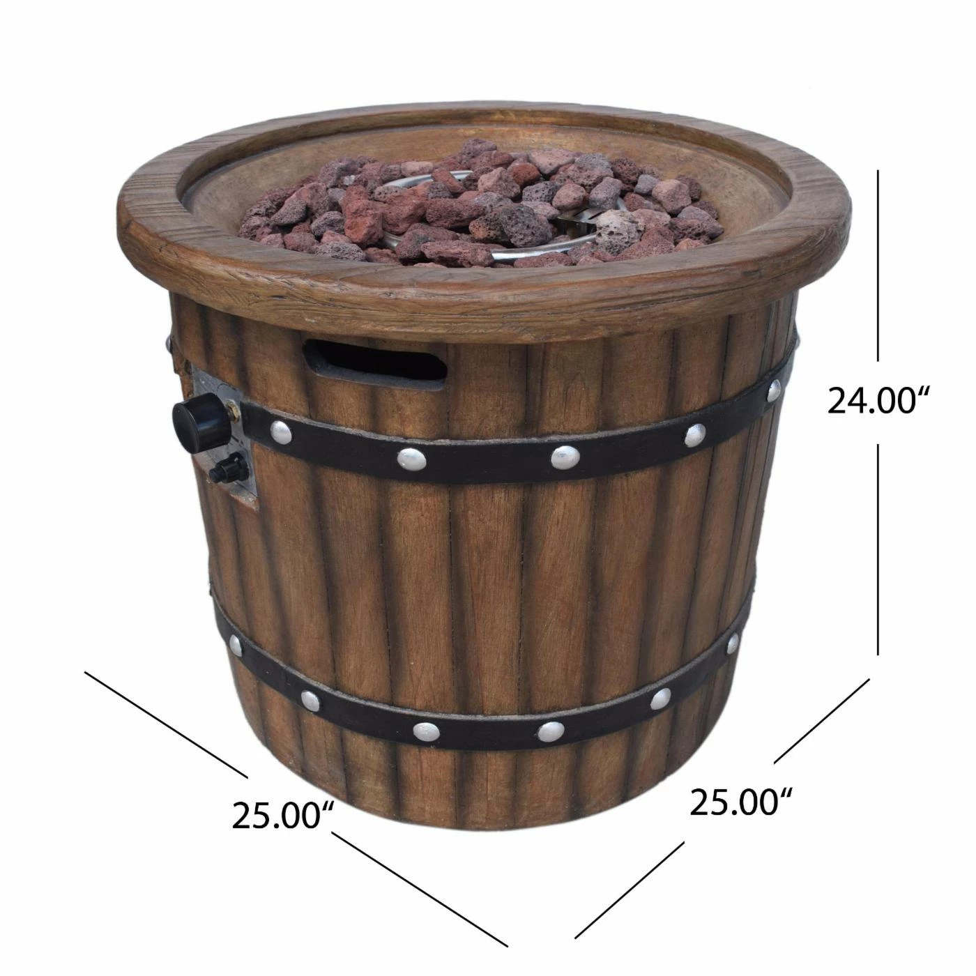 Cheapest 😀 Best Selling Home Decor Round Araiah Outdoor 40,000 Lightweight Concrete Barrel Fire Pit ⭐ 9 Cheapest 😀 Best Selling Home Decor Round Araiah Outdoor 40,000 Lightweight Concrete Barrel Fire Pit ⭐ - Image 9