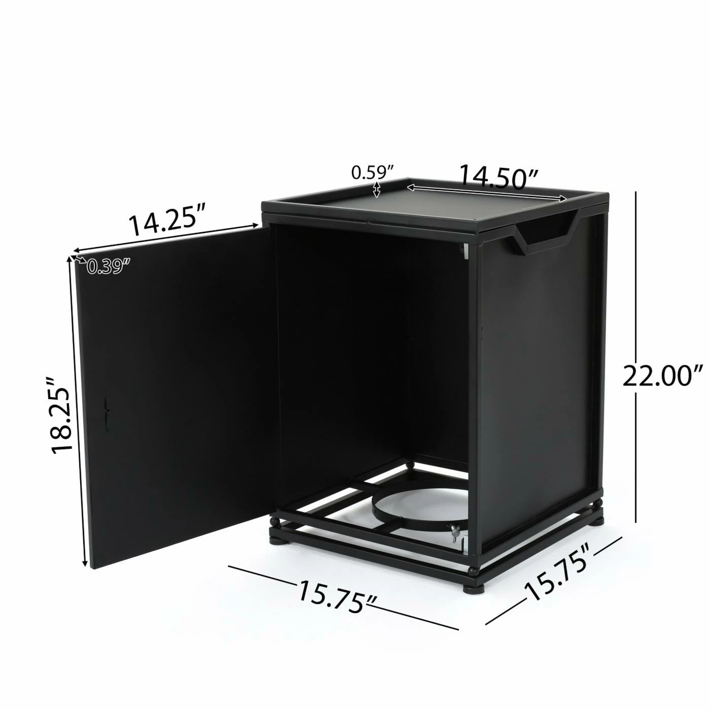 Hot Sale 😍 Best Selling Home Decor Rectangle Aidan Outdoor 50,000 BTU Lightweight Concrete Rectangular Fire Pit With Tank Holder 🎁 9 Hot Sale 😍 Best Selling Home Decor Rectangle Aidan Outdoor 50,000 BTU Lightweight Concrete Rectangular Fire Pit With Tank Holder 🎁 - Image 9