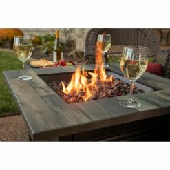 Best Pirce ✨ Square Endless ☀️ Summer Burlington 30 In. LP Gas Fire Pit ⭐ -Fire Pits & Tables Online Shop detail6ES694