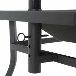 Best Sale 😍 Sunjoy Darius Square Fire Pit With Adjustable Cooktop Grill 👍 -Fire Pits & Tables Online Shop detail6SUNR1216