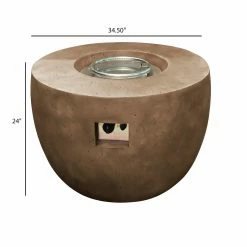 Best reviews of 🌟 TK Classics Round Travertine Stone Finish Fire Pit 👏 -Fire Pits & Tables Online Shop detail6TKCL1916