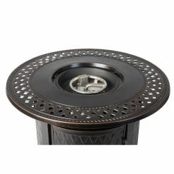 Budget 🔥 Fire Sense Wagner 33 In. Round Aluminum Gas Fire Pit Table 🔔 -Fire Pits & Tables Online Shop detail6WTL396