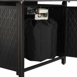 Budget 🔥 Square Fire Sense Cartney 32 In. Propane Fire Pit 🎁 -Fire Pits & Tables Online Shop detail6WTL421