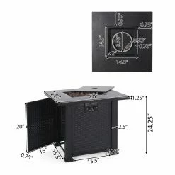 Brand new ✨ Best Selling Home Decor Brianna Outdoor 40,000 BTU Iron Square Fire Pit 😍 19 Brand new ✨ Best Selling Home Decor Brianna Outdoor 40,000 BTU Iron Square Fire Pit 😍 -Fire Pits & Tables Online Shop detail7BSHD4575