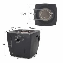 Hot Sale π Best Selling Home Decor Arianna Outdoor 40,000 BTU Lightweight Concrete Square Fire Pit β 19 Hot Sale π Best Selling Home Decor Arianna Outdoor 40,000 BTU Lightweight Concrete Square Fire Pit β -Fire Pits & Tables Online Shop detail7BSHD4577