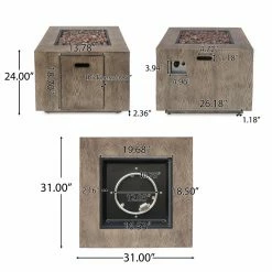 Cheapest 🛒 Best Selling Home Decor Langton Outdoor 50,000 BTU Square Fire Pit 💯 19 Cheapest 🛒 Best Selling Home Decor Langton Outdoor 50,000 BTU Square Fire Pit 💯 -Fire Pits & Tables Online Shop detail7BSHD4630