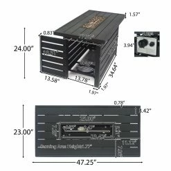 Deals 😍 Best Selling Home Decor Rectangle Jiovanny Outdoor 30,000 BTU Rectangular Fire Pit 💯 19 Deals 😍 Best Selling Home Decor Rectangle Jiovanny Outdoor 30,000 BTU Rectangular Fire Pit 💯 -Fire Pits & Tables Online Shop detail7BSHD4637