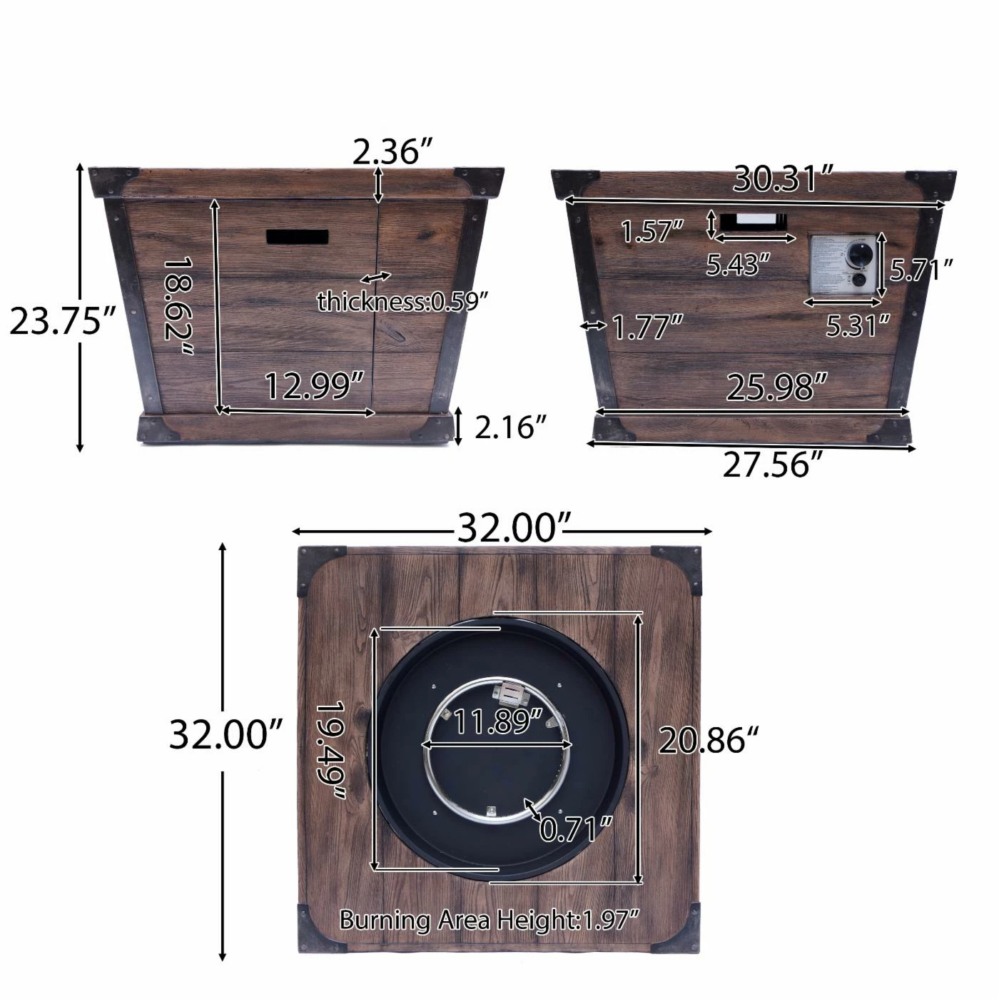 Best reviews of โ Best Selling Home Decor Anora Outdoor 40,000 BTU Lightweight Concrete Square Fire Pit ๐ฏ 10 Best reviews of โ Best Selling Home Decor Anora Outdoor 40,000 BTU Lightweight Concrete Square Fire Pit ๐ฏ - Image 10