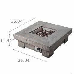 Best Pirce 👏 Square Peaktop Retro 35 In. Gas Fire Pit ✔️ 9 Best Pirce 👏 Square Peaktop Retro 35 In. Gas Fire Pit ✔️ -Fire Pits & Tables Online Shop detail7EHF918