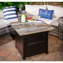 Brand new 🔥 Square Endless ☀️ Summer The Cayden LP Gas Outdoor Fire Pit ⭐ -Fire Pits & Tables Online Shop detail7ES715