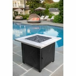 Hot Sale ⭐ Endless 🌞 Summer The Mason 30-in Square LP Gas Fire Pit 🎁 17 Hot Sale ⭐ Endless 🌞 Summer The Mason 30-in Square LP Gas Fire Pit 🎁 -Fire Pits & Tables Online Shop detail7ES716