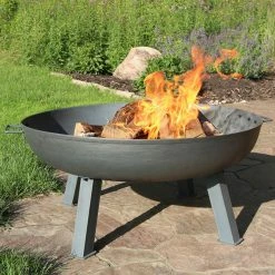 Discount 🎉 Round Sunnydaze Decor Cast Iron Fire Bowl 🎉 -Fire Pits & Tables Online Shop detail7NETH699