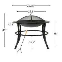Wholesale 🎁 Round Fire Sense Tokia 30 Diam. Fire Pit 😀 19 Wholesale 🎁 Round Fire Sense Tokia 30 Diam. Fire Pit 😀 -Fire Pits & Tables Online Shop detail7WTL291