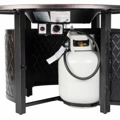 Best deal ✔️ Round Fire Sense 42 In. Verona Aluminum Propane Gas Fire Pit Table 😉 -Fire Pits & Tables Online Shop detail7WTL357