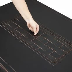 Buy 😍 Fire Sense Preston Rectangle Aluminum Propane Fire Pit 😉 -Fire Pits & Tables Online Shop detail7WTL435