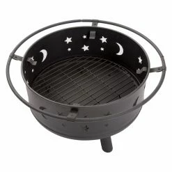Flash Sale 🌟 Round Pure Garden Star And Moon 30 Diam. Fire Pit With Free Cover ✨ -Fire Pits & Tables Online Shop detailASR8592