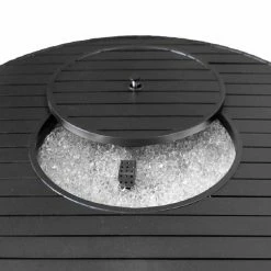Wholesale 🔥 Round AZ Patio Heaters Hiland Slatted 46 Diam. Fire Table 👍 -Fire Pits & Tables Online Shop detailAZP089 1