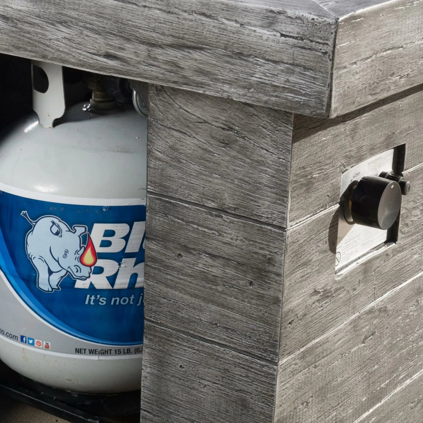 Best deal π HN Outdoor Benson Square Gas Fire Pit π 3 Best deal π HN Outdoor Benson Square Gas Fire Pit π - Image 3