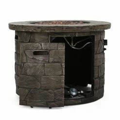 Hot Sale 👍 Round HN Outdoor Floyd Natural Stone Fire Pit ⌛ -Fire Pits & Tables Online Shop detailBSHD2890