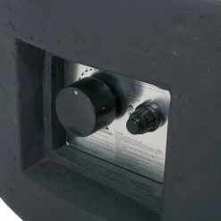 Wholesale 😉 Best Selling Home Decor Round Anchorage Outdoor 50,000 BTU Lightweight Concrete Circular Fire Pit (No Tank Holder) - Dark Gray ✨ -Fire Pits & Tables Online Shop detailBSHD4584