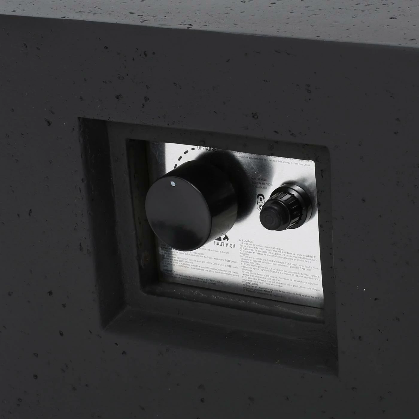 Outlet 👍 Best Selling Home Decor Rectangle Anchorage Outdoor 50,000 BTU Rectangular Fire Pit (No Tank Holder) - Dark Gray Lightweight Concrete 🔥 3 Outlet 👍 Best Selling Home Decor Rectangle Anchorage Outdoor 50,000 BTU Rectangular Fire Pit (No Tank Holder) - Dark Gray Lightweight Concrete 🔥 - Image 3