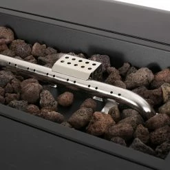 Best reviews of ❤️ Best Selling Home Decor Rectangle Delany Outdoor 50,000 BTU Rectangular Fire Pit (No Tank Holder) 🎉 -Fire Pits & Tables Online Shop detailBSHD4600