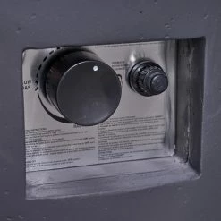 Best Sale 👍 Best Selling Home Decor Anchorage Outdoor 40,000 BTU Lightweight Concrete Square Fire Pit - Dark Gray 🌟 -Fire Pits & Tables Online Shop detailBSHD4607