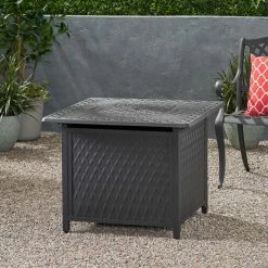 Flash Sale 🔥 Best Selling Home Decor Silvie Outdoor 37,000 BTU Aluminum Square Fire Pit 🌟 12 Flash Sale 🔥 Best Selling Home Decor Silvie Outdoor 37,000 BTU Aluminum Square Fire Pit 🌟 -Fire Pits & Tables Online Shop detailBSHD4614