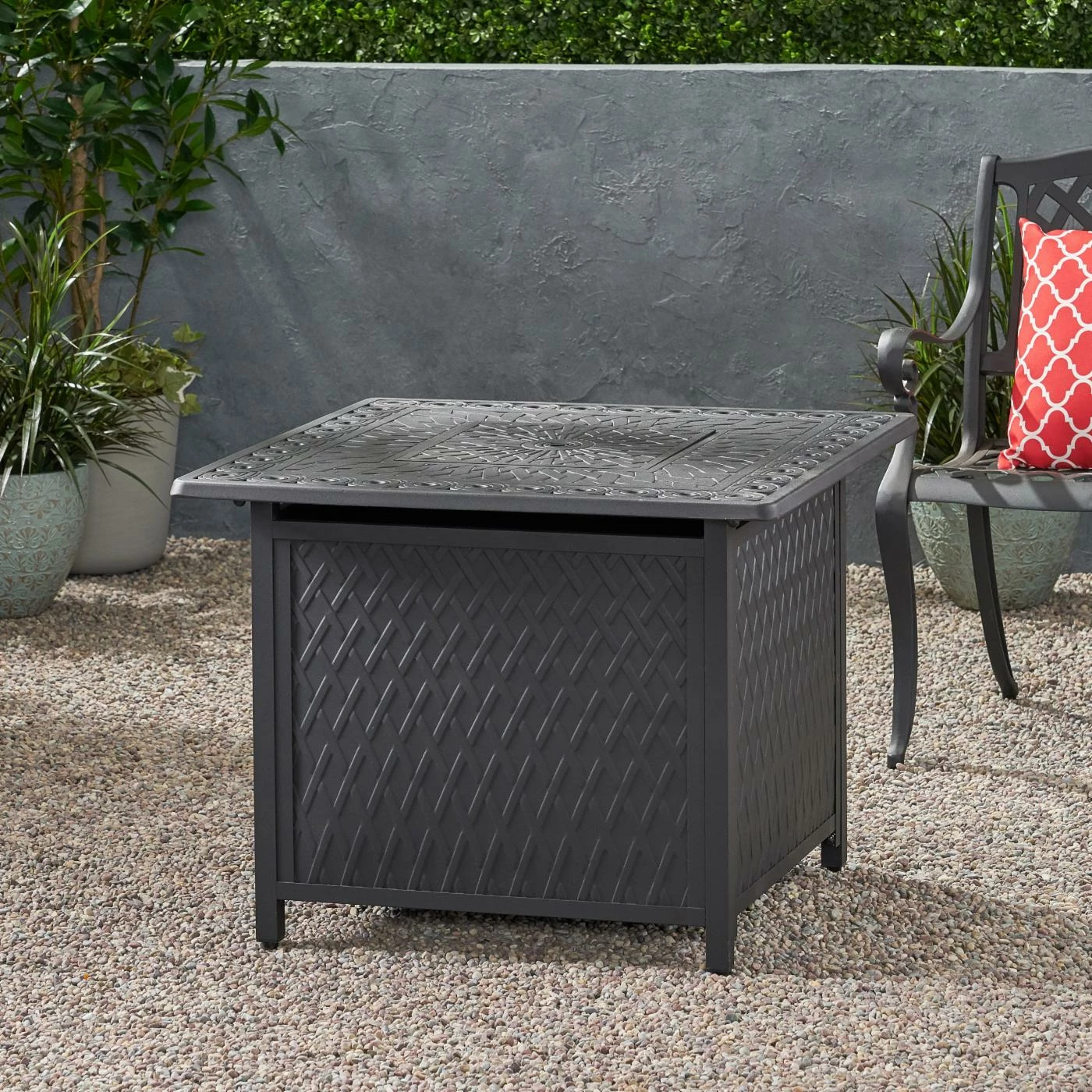 Flash Sale 🔥 Best Selling Home Decor Silvie Outdoor 37,000 BTU Aluminum Square Fire Pit 🌟 3 Flash Sale 🔥 Best Selling Home Decor Silvie Outdoor 37,000 BTU Aluminum Square Fire Pit 🌟 - Image 3